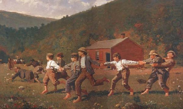 Winslow Homer Snap the Whip (mk44) china oil painting image